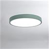 SXYSXYSXY 18W Bambini plafoniere LED Moderno Girare lampada da soffitto acrilico Lampade da cucina Camera da letto Lampada da bagno Luce bianca 6000K corridoio balcone Salotto Ingresso Ø30cm,Verde