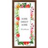 MG Design Cornice 30 x 60 cm - colore Marrone, in legno, con vetro acrilico - da appendere in verticale o in orizzontale, senza sfondo, per foto, poster, puzzle