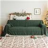 Morkite Copridivano Natalizio Multiuso, Telo Copritutto Cotone Natalizia, Arredo Copriletto Salvadivano, Coperta Divano del Soggiorno