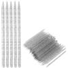 Dioche 100 Pezzi Spingi Cuticole per la Cura delle Unghie - Spingipelle Monouso per Unghie Rimozione della Pelle Morta Manicure Pedicure Bastoncini per la Pulizia della Cuticola Punter per Cuticole in(04)