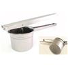 CALDER Schiacciapatate Ø cm 8,5x26,5 fori Ø3mm inox 18/10