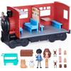 Wizarding World | Treno Hogwarts Express di Harry Potter| Set di gioco con 2 personaggi e 10 accessori | Harry Potter e Hermione Granger | Giocattoli per bambini dai 6 anni in su