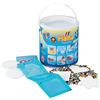 Hama 20.000 Perline, Piastre a 5 Pin, quadrate, Rotonde, esagonali, Cuore, Stella, Tac, Foglio di Design, Guida e Carta da Stiro