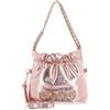 Valentino 8af-Pacha, Borsa Donna, Rosa Metallizzato, Talla única
