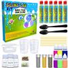 Desire Deluxe Kit Slime Fai da te Slime Lab Set completo Gioco Scienza per bambini età 4 5 6 7 8 9. Laboratorio Slime Ingrediente attivatore. Attività educativa per bambini e bambine - Idea regalo