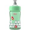 Chicco Tazza Antigoccia PUSH&PULL, Tazza Antigoccia per Bambini, Piccola e Compatta, Con Coperchio in Plastica, Verde, 18 Mesi+