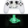 SHEAWA Controller, mini volante da gioco, ricambio per Sony PS4, accessorio per giochi da corsa (verde luminoso)