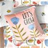 furn. little furn. Let's Grow - Cuscino imbottito in velluto con piume