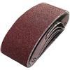 ToolTech Veto, nastri abrasivi, K 120, per levigatrice a nastro; dimensione: 75 mm x 533 mm (10 nastri)