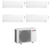 Mitsubishi Climatizzatore Quadri Split MSZ-AY VGKP 9+9+12+12 con MXZ-4F80VF4 Inverter R-32 Wi-Fi Classe A++ ,