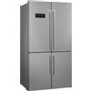 Smeg Frigorifero side by side 4 porte a libera installazione FQ60XDE finitura inox da 91 cm
