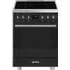Smeg Cucina C6IMMBM2 con forno termoventilato e piano cottura induzione finitura nero da 60x60 cm
