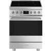 Smeg Cucina C6IMXM2 con forno termoventilato e piano cottura induzione finitura acciaio inox da 60x60 cm