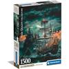 Clementoni Puzzle Collection - The Pirates Ship - 1500 Pezzi - Puzzle Adulti, Poster Incluso, Divertimento Per Adulti, Made In Italy, 31719