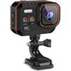 ViaSnap Action camera 4K per Kawasaki Vulcan 900 Classic / Custom Tourtecs bl.