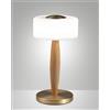 Fabas ELEA LAMPADA DA TAVOLO OTTONE SATINATO DIMMERABILE A LED 3000K - 8W - 860 lm