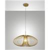 Fabas FASSA LAMPADARIO A SOSPENSIONE ORO OPACO 1 LUCE ATTACCO E27 D.60CM
