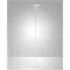 Fabas REGINA LAMPADA DA TERRA BIANCA S/FIGLIA 1 LUCE A LED CCT 3000K - 4000K - 5000K - 6000K 35W - 3500 lm