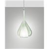 Fabas EDISON 3481-59-140 VETRO VERDE PICCOLO COMPLETO DI CAVO X KIT LUCI