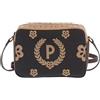 Pollini Borsa A Tracolla Da Donna Marchio, Modello Heritage TE8414PP03Q1E, Realizzato In Similpelle. Marrone