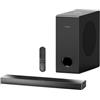 ULTIMEA Nova S40 Soundbar con subwoofer cablato, 2.1 canali, modalità film/musica/gioco, Bluetooth 5.3 - Nero