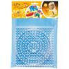 Hama Perlen 8263 - Set di 2 piastre per penna maxi con diametro di 10 mm, motivi quadrati e circolari trasparenti, divertimento creativo per grandi e piccini