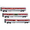 JOUEF HJ4200 Set 3 carrozze Mistral 69 SNCF livrea Train de Noel Coca-Cola 2010