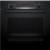 Bosch Serie 4 HQA574BB3 Forno con vapore da incasso 60 x 60 cm Nero Classe A+. Dimensione del forno: Media, Tipo di forno: Forno elettrico, Capacità interna forno totale: 71 L. Posizionamento dell'apparecchio: Da incasso, Colore del prodotto: Nero, Tip...