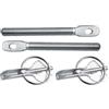 Simoni Racing BH/4 Kit Sgancio Rapido Cofano in Acciaio, Silver
