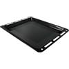 ICQN Teglia 45,5 x 37,5 x 3 cm | Leccarda smaltata per forno e piano cottura | Adatto per Bosch, Siemens, Neff, Constructa, Flavel | Resistente ai graffi e inossidabile | 455 x 375 x 30 mm