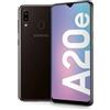 Samsung Galaxy A20e Smartphone, Display 5.8 HD+, 32 GB Espandibili, RAM 3 GB, Batteria 3000 mAh, 4G, Dual SIM, Android 9 Pie, [Versione Italiana], Black