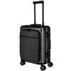 Travelite NEXT carrello in alluminio (XS (FB)) Nero