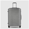 Piquadro PQ-Light Large Hard-shell Trolley Nero Cuoio (L) Grigio