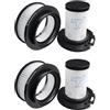 Waremax 4 Filtro di Ricambi per Rowenta X-Force Flex 11.60 12.60 14.60 15.60 Animal RH9878 RH9898 RH9958 RH99F1 aspirapolvere, filtri di ricambio accessori paragonabili a ZR009007, ZR009008 (ZR009008)