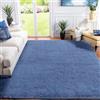 XSIVOD Grande tappeto per soggiorno, super morbido, per camera da letto, soggiorno, tappeto di lusso, soffice, ideale per camera da letto, cameretta dei bambini, 200 x 300 cm, blu cobalto