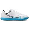 Nike Jr Mercurial Vapor 15 Club Tf, Scarpe da Calcio per Erba Sintetica, Bianco (White Baltic Blue Pink Blast), 37.5 EU