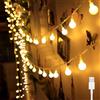 Bigzom Catena di luci USB per interni 7 m 40 LED 5 V USB luce bianca calda per stanza, matrimoni, balcone, giardino, feste, Natale