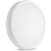BrightFly Plafoniera LED Soffitto, 18W, 2200LM, Super Luminosa Rotonda, 3CCT (3000K/4000K/6500K), Ø 23CM, Illuminazione Incassata Moderna Per Bagno, Cucina, Corridoio, Soggiorno.