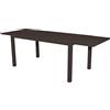 VERDELOOK Tavolo allungabile da 160 a 240cm "linea sardegna" marrone 160/240x100xh74cm