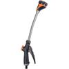 BLACK+DECKER Fioriera - Bacchetta - Spruzzatore per piante con manico lungo - 9 supporti - 50 cm - Nero/Arancione