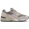 New Balance Donna MADE in UK 991v1 in Grigio/Bianca, Suede/Mesh