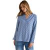 Cecil B345313 Tunica con Stampa Minimal, Fresh Light Blue, M Donna