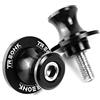 TREONK Moto Universale 8MM Nottolini M8 Supporto di Forcellone Posteriore delle Moto per Z650 Z900 Z900RS Z1000 Z1000SX VERSYS 650 ER6N SV650/S/A V-Strom 650 1000 DL650 GSX-8S GSX-8R S1000RR(Nero)