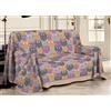 BIANCHERIAWEB Telo Arredo Multiuso Linea Pensieri Delicati in Cotone Disegno Happy Cat Singolo Arancio