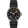 Laco Orologio sportivo Skorpion, orologio automatico, cassa in acciaio inossidabile, vetro zaffiro, impermeabile, made in Germany, cinghia