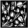 Stencil Art of Travelling tulipani