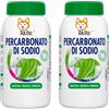 Akitaink Percarbonato di Sodio per Bucato Puro - 2 Kg Sbiancante, Smacchiante e Igienizzante Ecologico - 500 Lavaggi, Ideale come Smacchiatore per Bucato e Antimuffa Prodotto in Italia