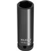 HILPATY Hlipaty Chiave a Bussola ad Impatto 17 mm con Attacco da 1/2, Cr-Mo, Lunghezza 78 mm