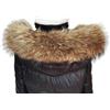Adynice Collare in Vera Pelliccia Donna Bavaglino Sciarpa di Pelliccia Cappuccio di Pelliccia Collare Bavaglino Pelliccia da Uomo Collo Universale Collare in Pelliccia, long60CM width16CM