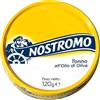 Nostromo - Tonno all'olio di oliva in filetti lavorati a mano, 1 lattina da 120gr. Qualità Premium. (Confezione da 5)